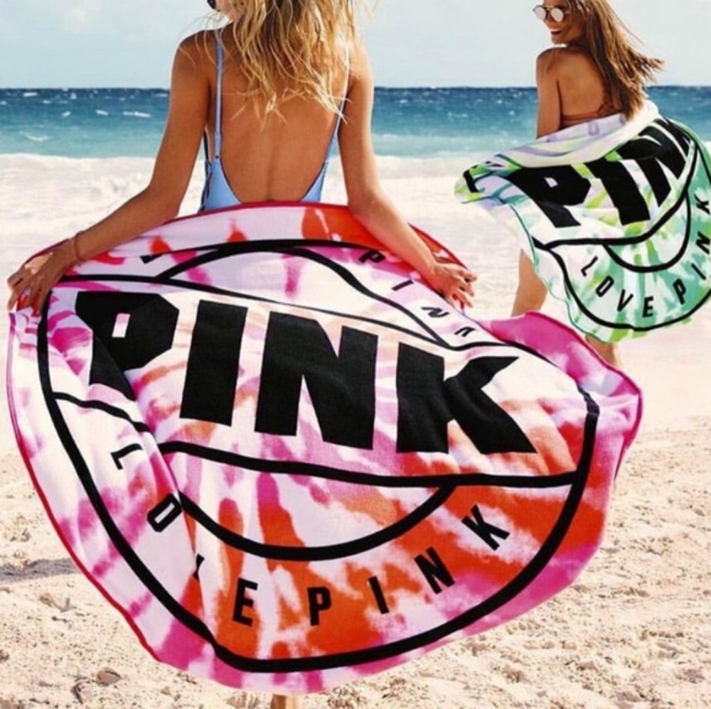 New Pink Beach Towel